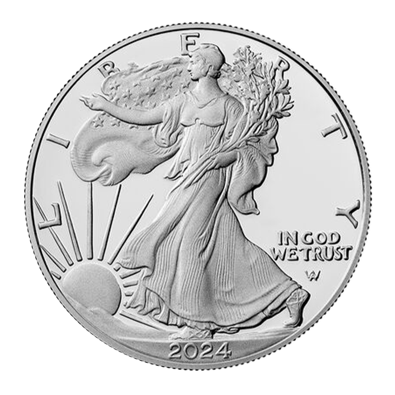 Image for 1 oz Silver American Eagle Coin (2024) from TD Precious Metals